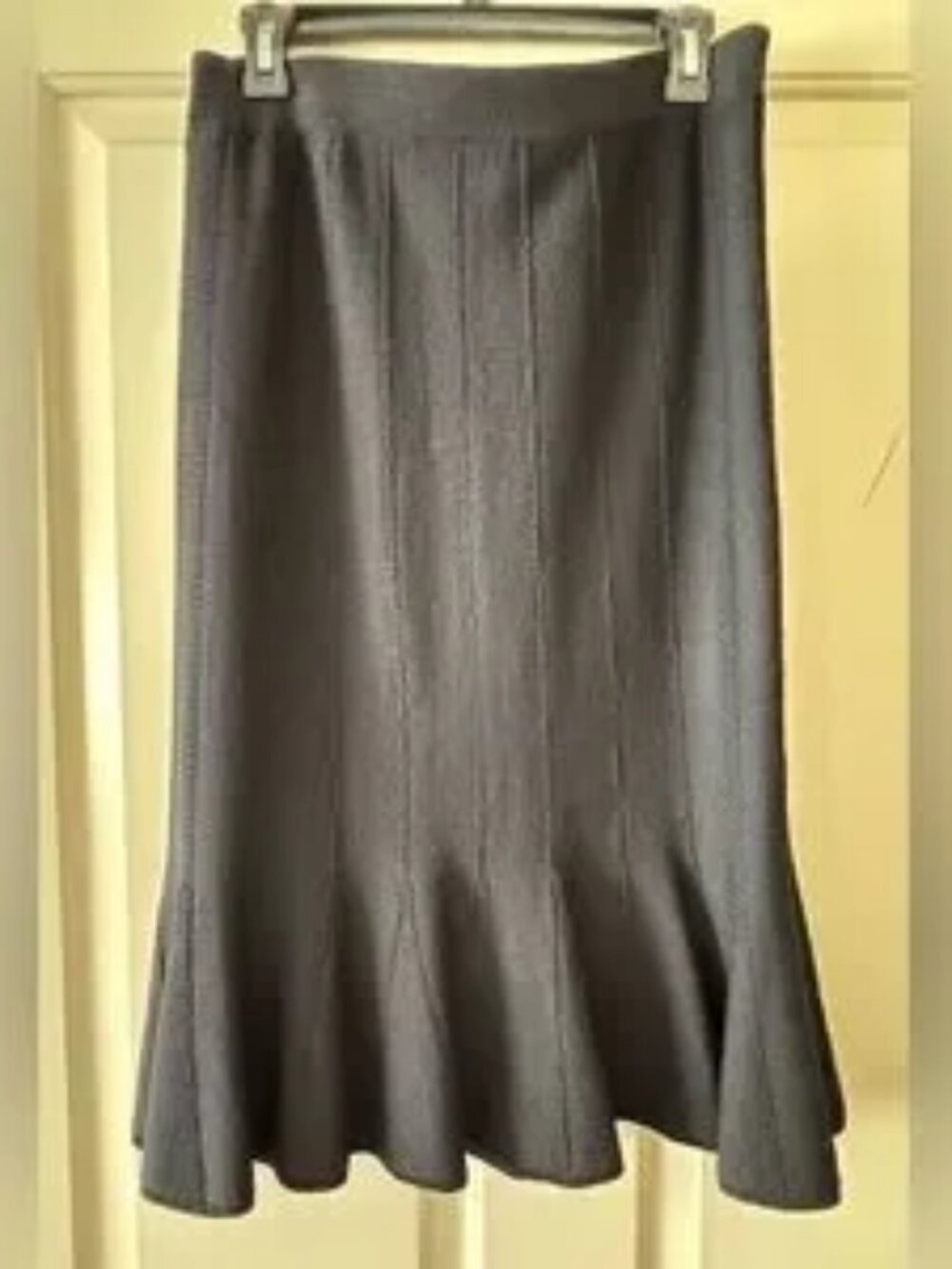 Vintage Bianca Sara Knit Skirt Black Size 10